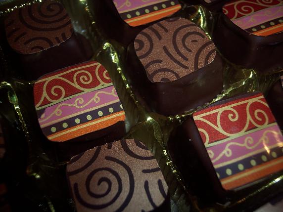 Handmade Chocolates Decorated with Chocolate Transfer Sheets, Hungry  Happenings