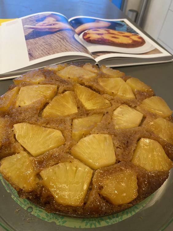 Pineapple upside down cake (Alison Roman)