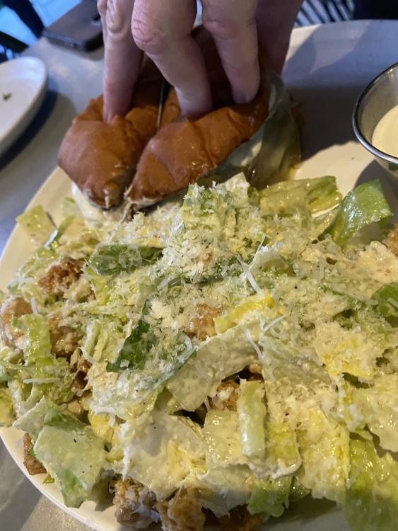 Caesar salad at Gravity Heights