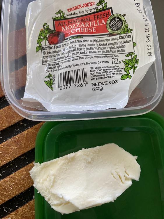 Trader Joe's mozzarella