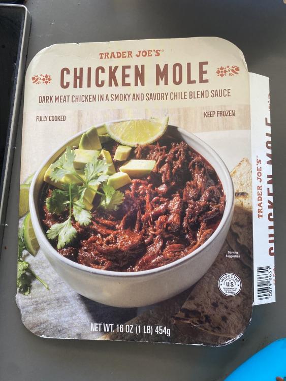 Trader Joe's chicken mole