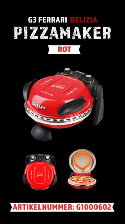 g3 ferrari Pizza maker Delizia red Pizza Maker Price in India