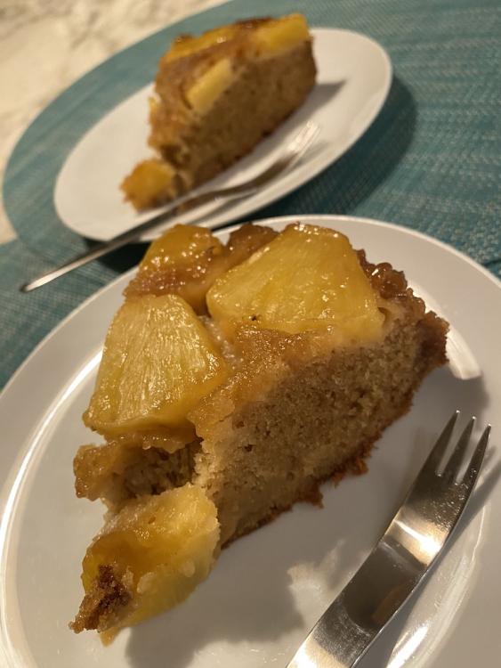 Pineapple upside down cake (Alison Roman)