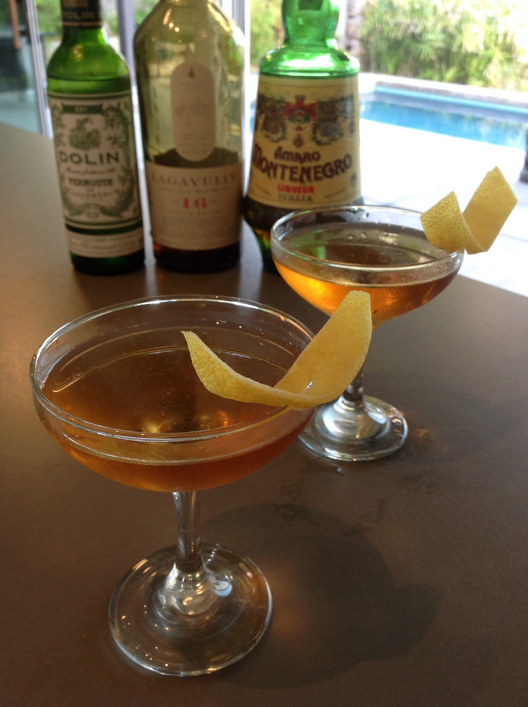 Lion & Rose (Samuel Tripet via Gaz Regan) with Lagavulin 16 year old scotch whisky, amaro Montenegro, Dolin dry vermouth #cocktail #cocktails #craftcocktails #scotch #whisky #101bestnewcocktails