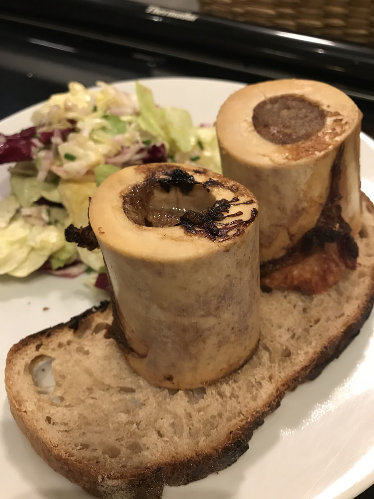 Bone marrow a la Fergus Henderson - Bourdain’s favorite