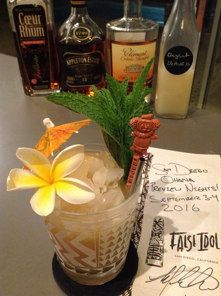 Mai Tai (Trader Vic) with Appleton 12 Jamaican rum, La Favorite coeur de rhum, lime juice, Clement Creole shrubb, homemade orgeat, simple syrup