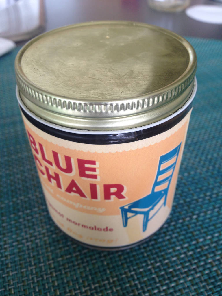 Blue chair bergamot marmalade