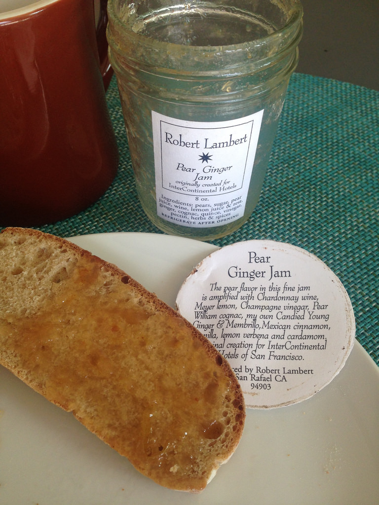 Robert Lambert pear ginger jam