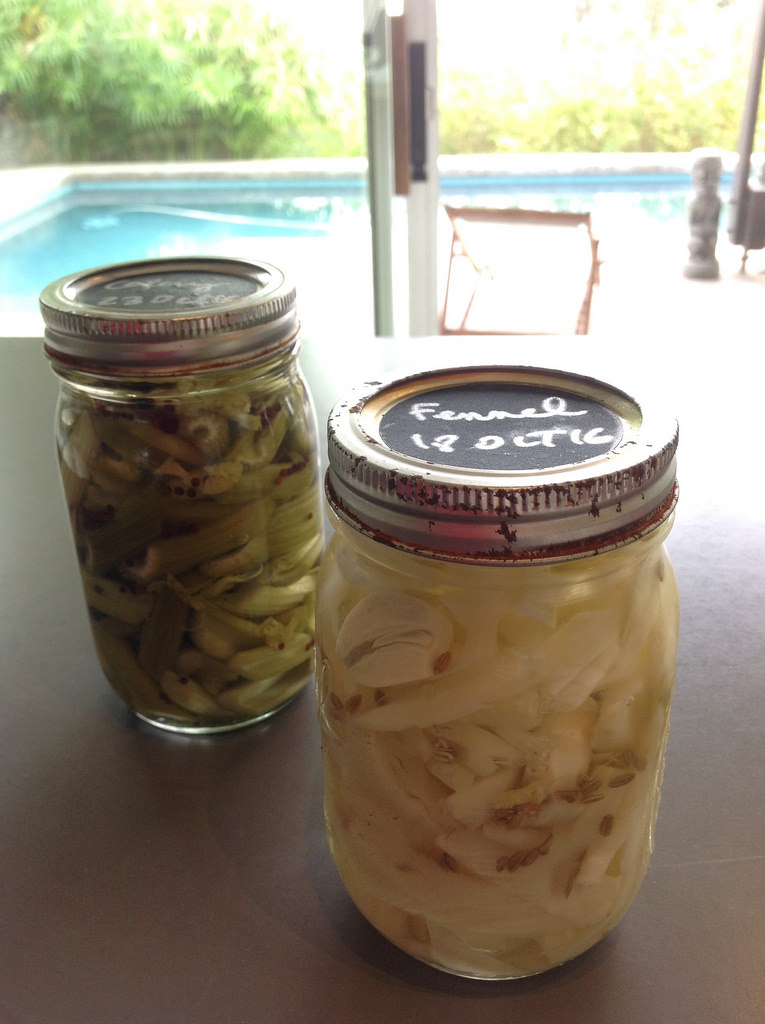 Fennel & celery pickles