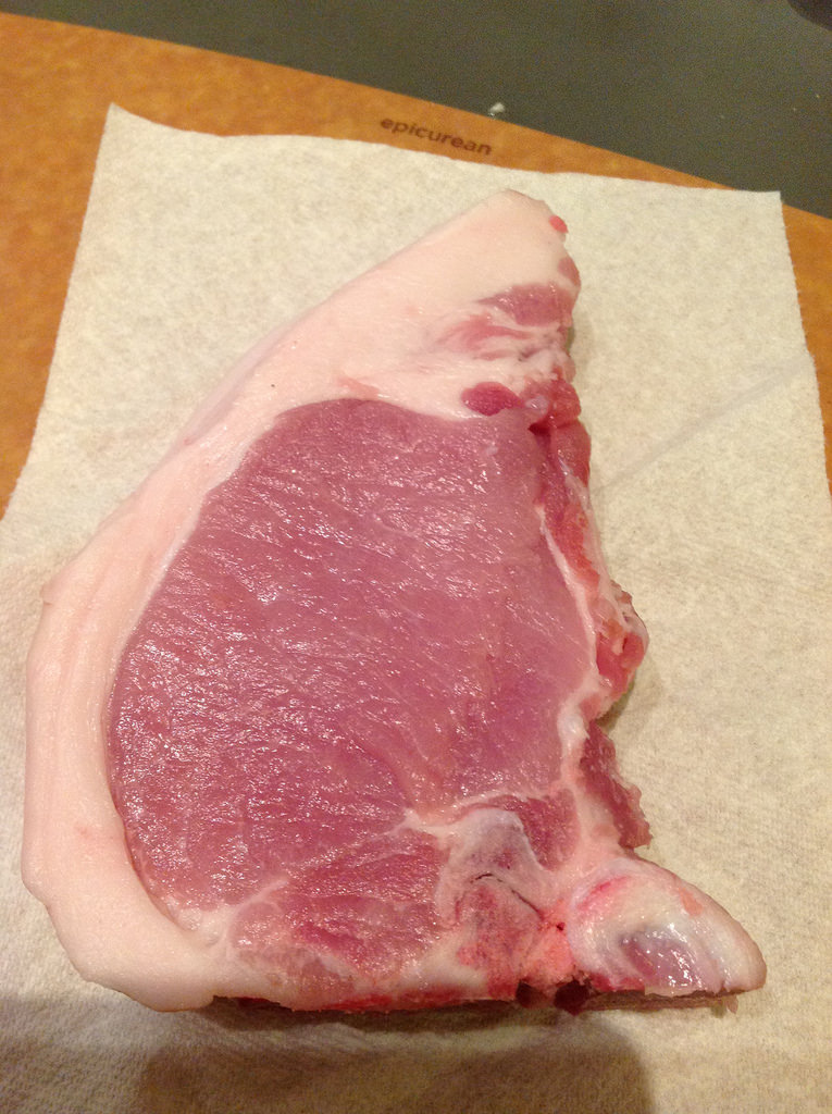 Pork chop from the butchery class at Heart & Trotter