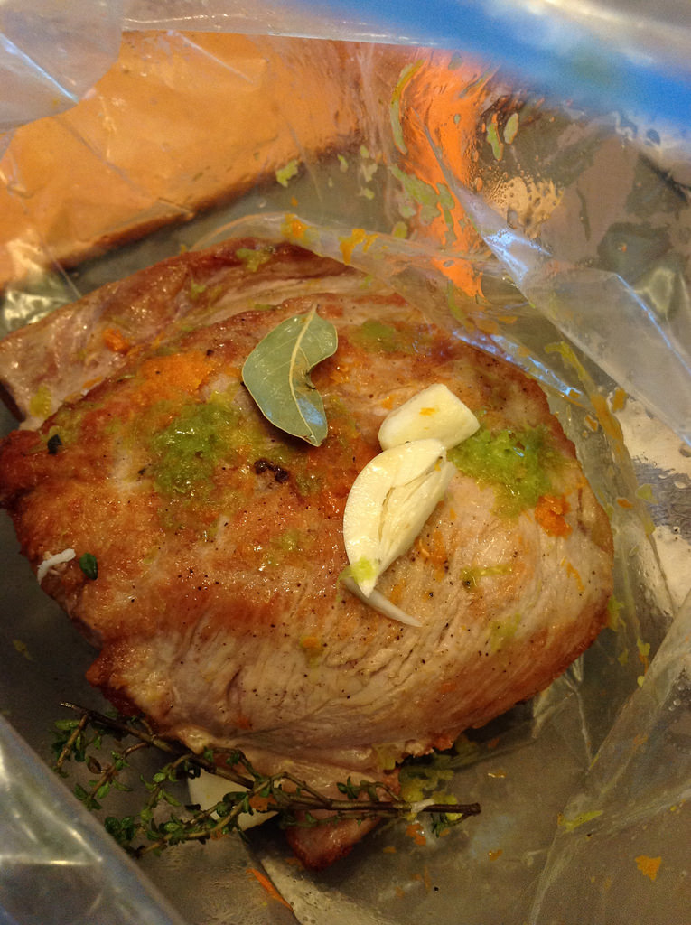 Pork loin with citrus