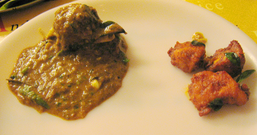 nandhini - mutton masala, chicken sholay kabab