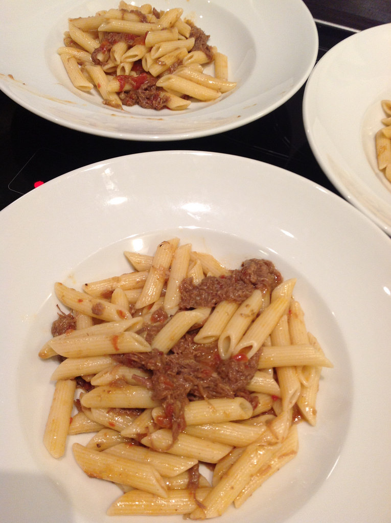 Sous vide oxtail ragu