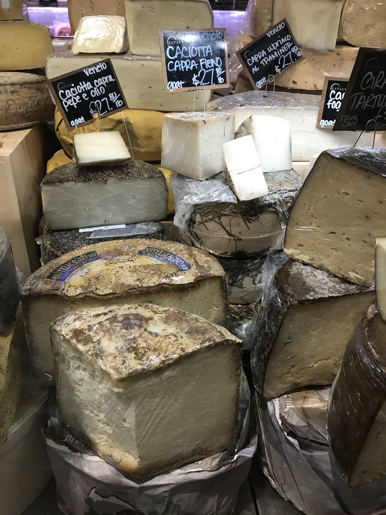 Cheeses at Eataly Chicago