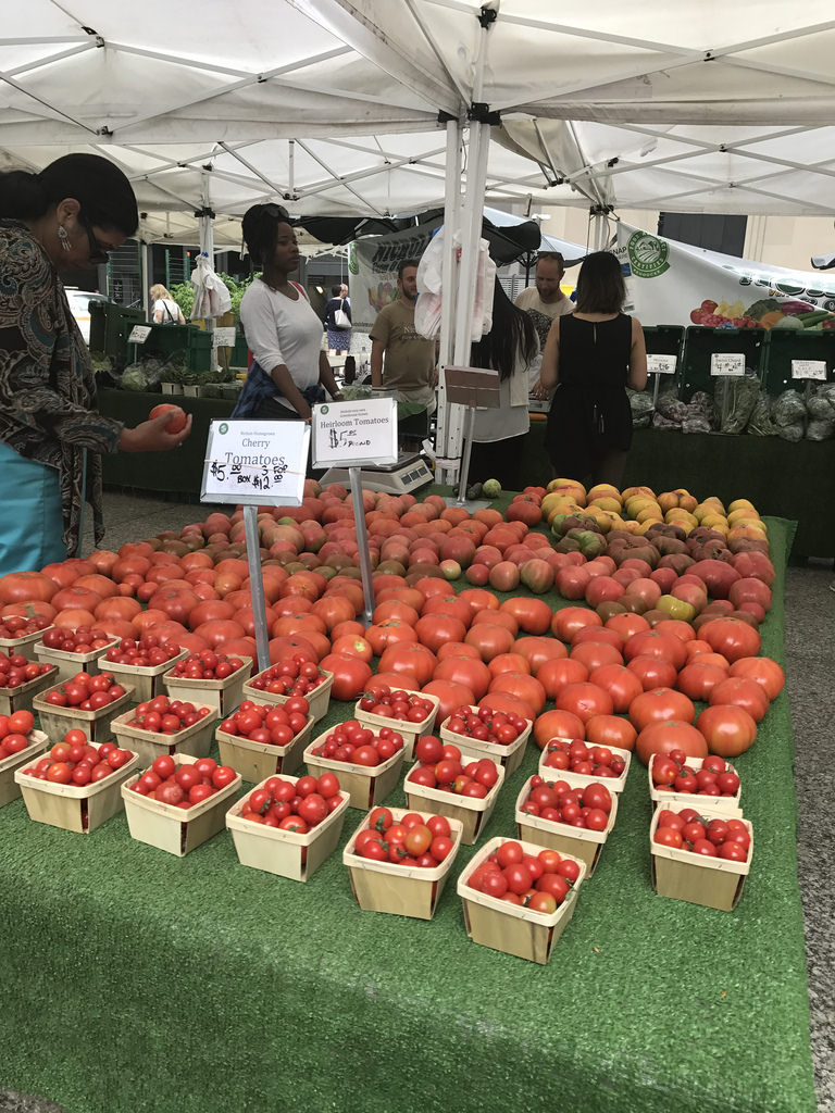 Farmers market in Chicago