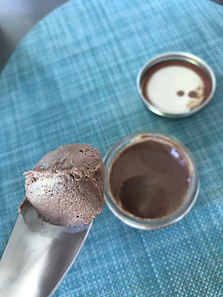 Chocolate pot de creme - sous vide