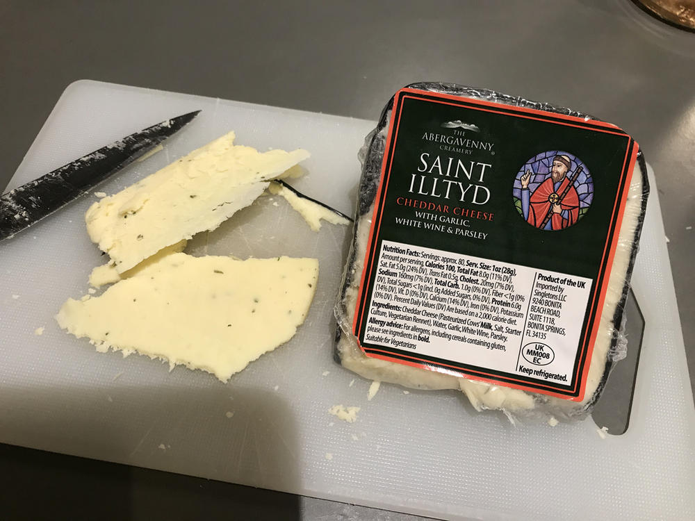 Saint Illtyd cheddar #cheese #traderjoes #cheddar