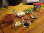 Blood Mary Aspic Ingredients