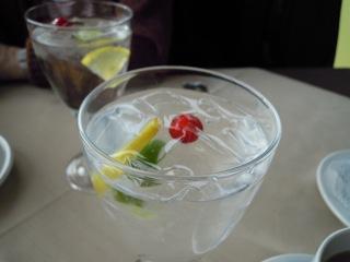 Water with lemon lime and cranberry garnish.jpg