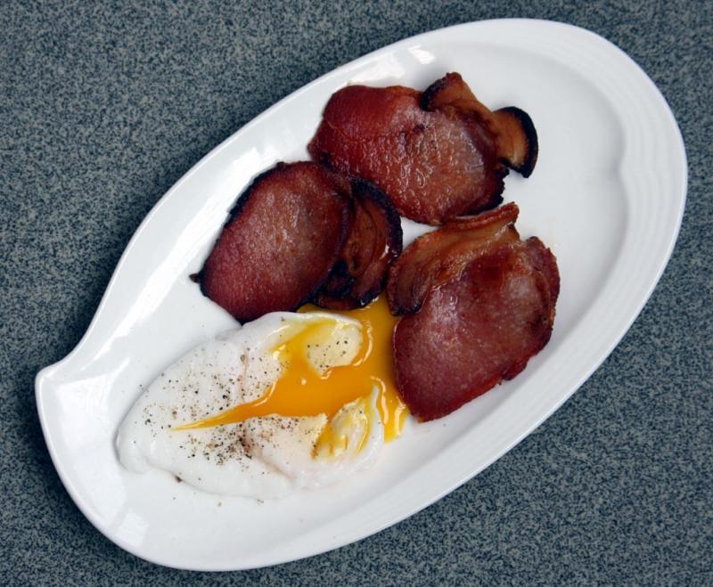 smoked bacon with poached egg.jpg