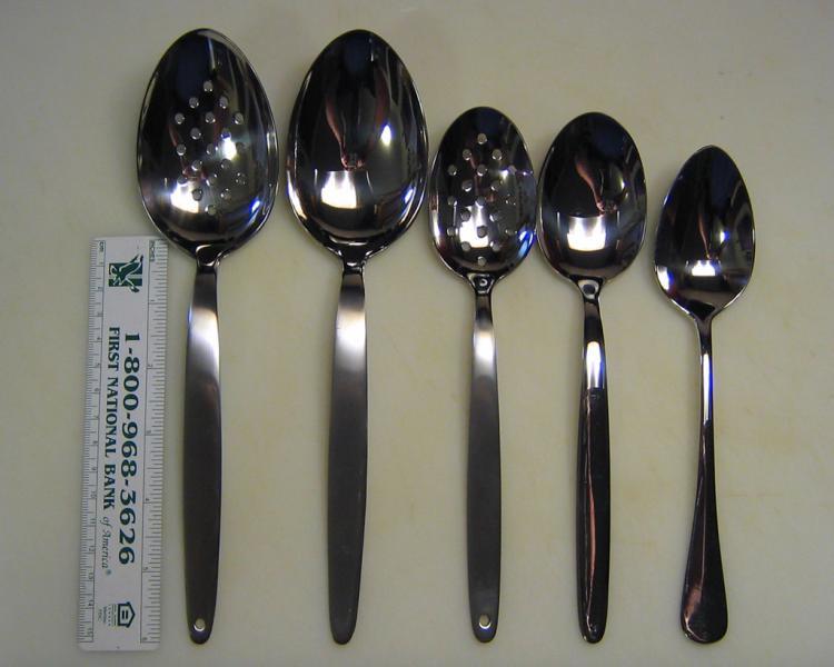 JB Prince Gray Kunz Perforated Spoon 
