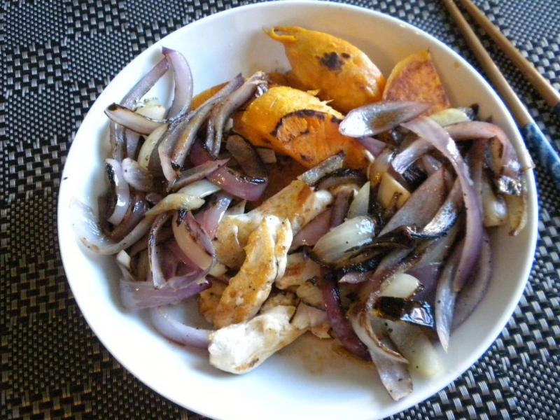 chicken onions and sweet potatoes on griddler.jpg