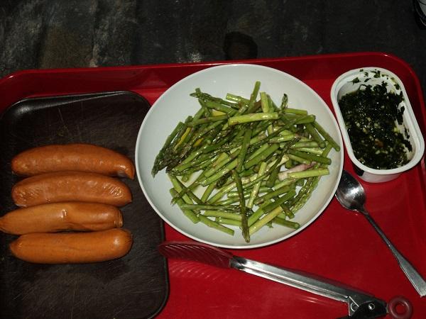 Dogs asparagus sauce before.jpg