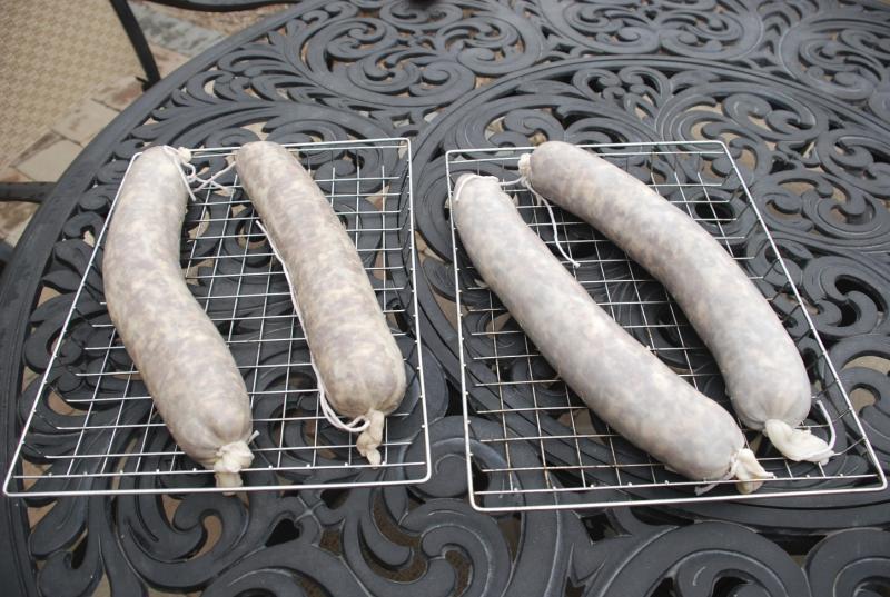 Andouille sausages before smoking.jpg