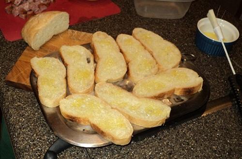 Coopers leftovers dinner bread sliced.jpg