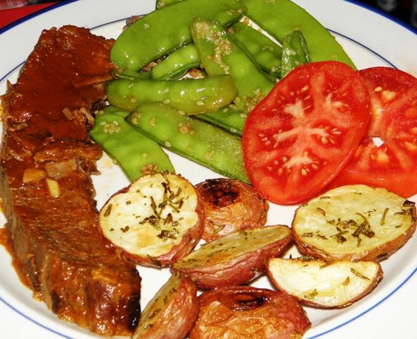 brisket, snow peas.jpg