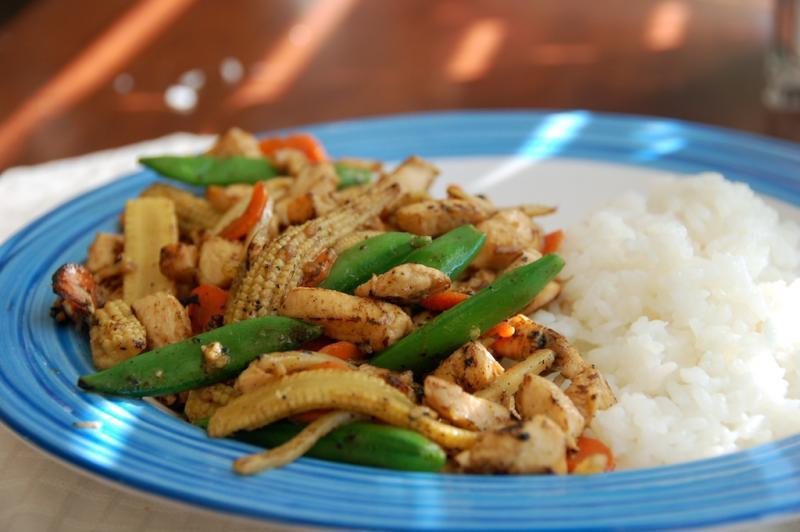 Chicken with Garlic and Sugar Snaps  002.jpg