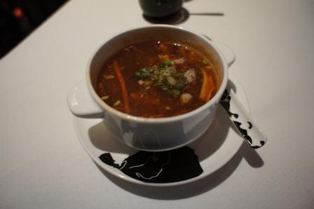 The China House - Hot & Sour shredded chicken soup.JPG