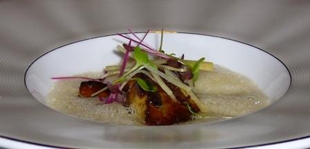 Sra Bua - Foie Gras with Plum Wine and Tamarind Pear Chutney.JPG