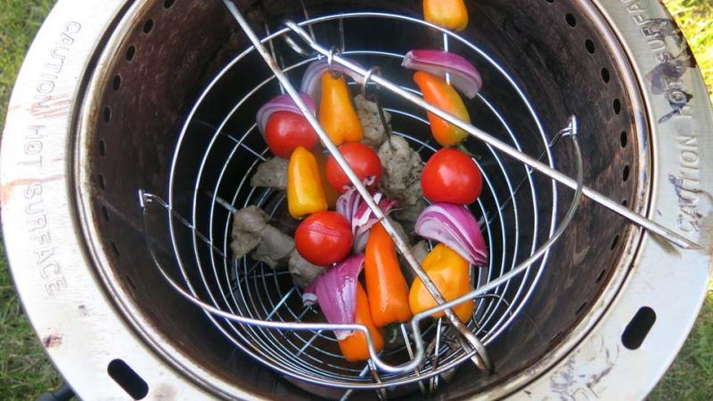 Cooking with the Char Broil Oil less Big Easy Fryer Cooking