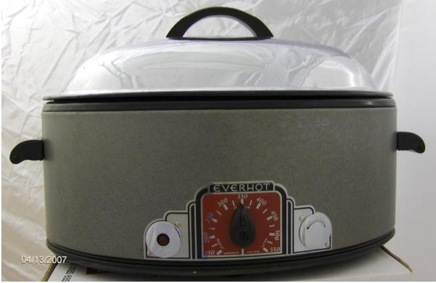 RESERVED - Vintage Rival Crock Pot Slow Cooker Harvest Gold 3 Qt