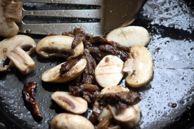 bone marrow and mushrooms cooking.jpg