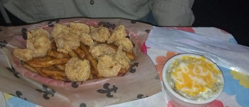 Hucks Cove fried shrimp and baked potato salad.jpg