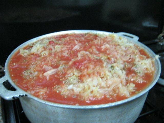 cabbage layered with grated cabbage on top.jpg