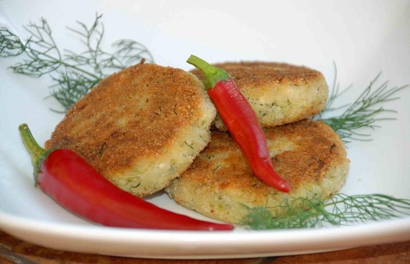 Courgette cutlets