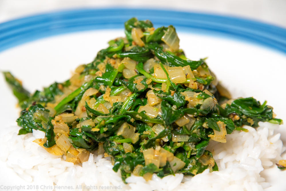 Stir-Fried Spinach, Andhra-Style p112.jpg