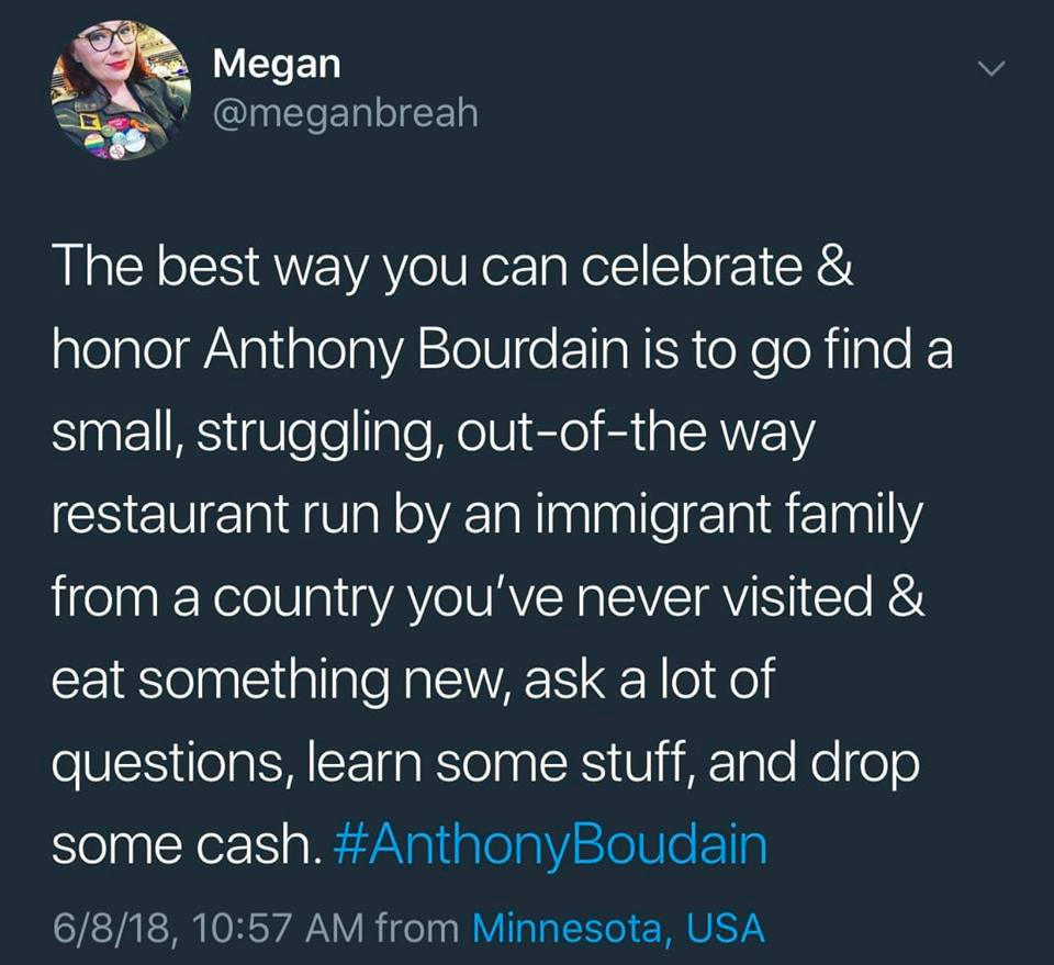 Post in Remembering Anthony Bourdain, 1956–2018