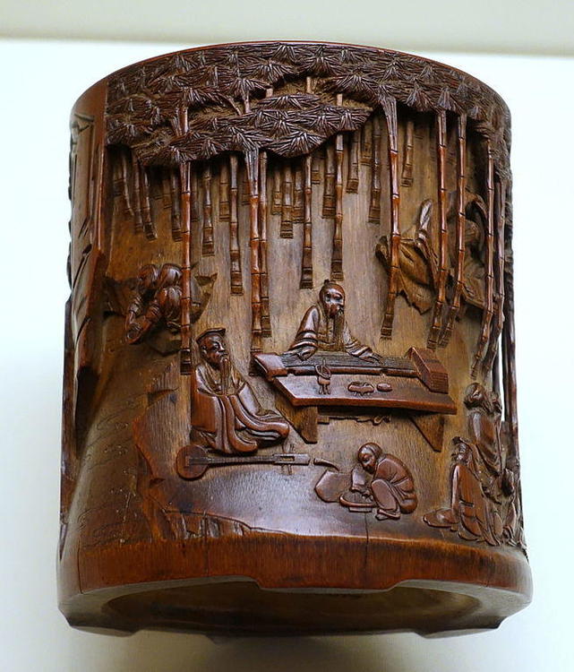 909497454_Brushpot_with_depiction_of_the_Seven_Sages_of_the_Bamboo_Grove_China_Qing_dynasty_17th-18t-ury_AD_bamboo_-_Ethnological_Museum_Berlin_-_DSC01999.thumb.JPG.7da66733affab8fc1c377a96cf3ea0c3.JPG