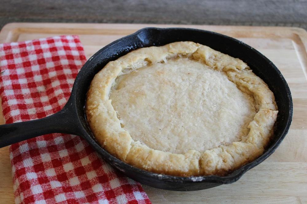 Tarte Tatin out of the oven.JPG