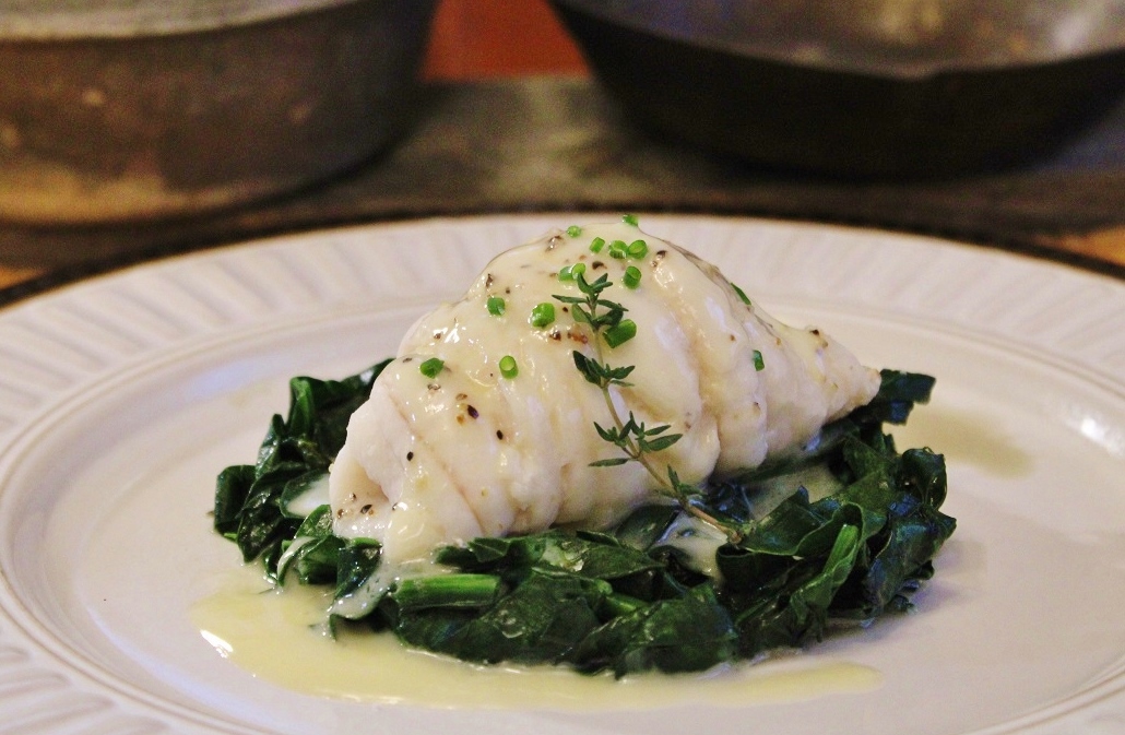 Steamed Sole with Spinach.JPG