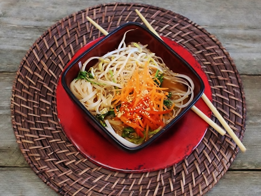 Spicy Vegetarian Bibimguksu Bowl.JPG