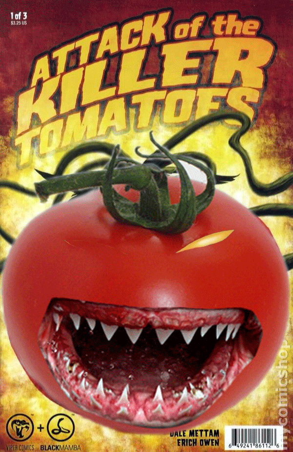 Killer tomato with an eye twitch (Just learning photoshop, Judge away imgur) - Imgur.gif