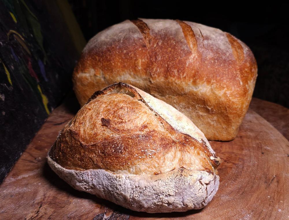 SourdoughinloafpanandsmallBatardFebruary19th2025.thumb.jpg.5a10ae437072dc351cbd9a6ca3a03dc8.jpg