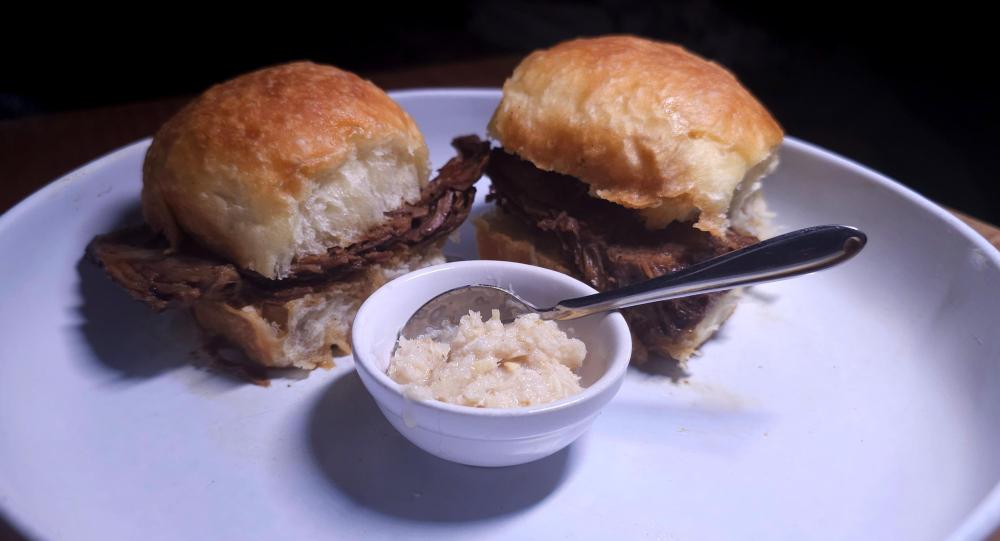 Beef sandwich on homemade rolls August 3rd, 2025.jpg