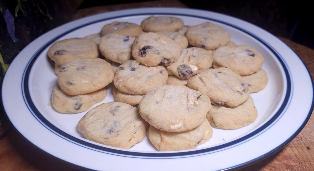 Cranberry and White Chocolate Shortbread cookies January 10th, 2026.jpg